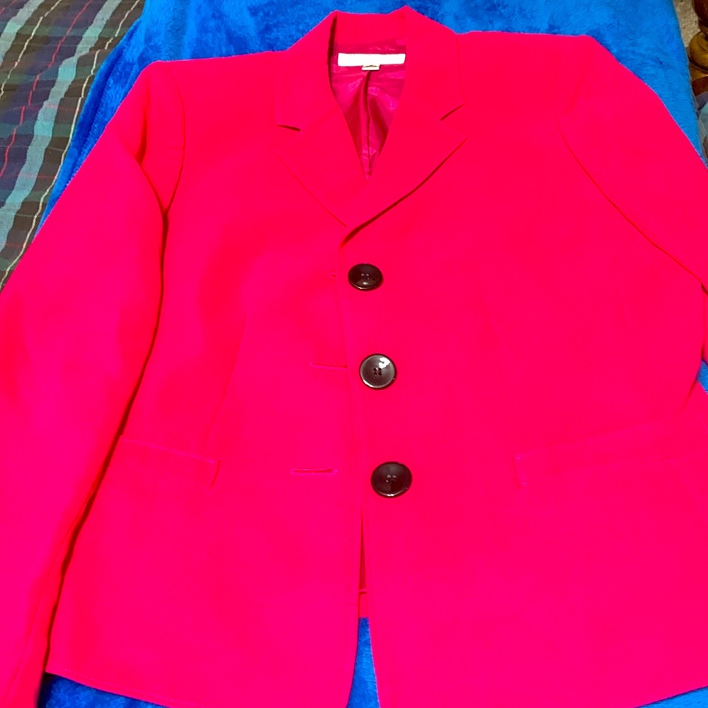 EUC lovely pink lined jacket six 12 by LeSuit